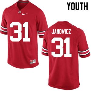 NCAA Ohio State Buckeyes Youth #31 Vic Janowicz Red Nike Football College Jersey JZB1745BE